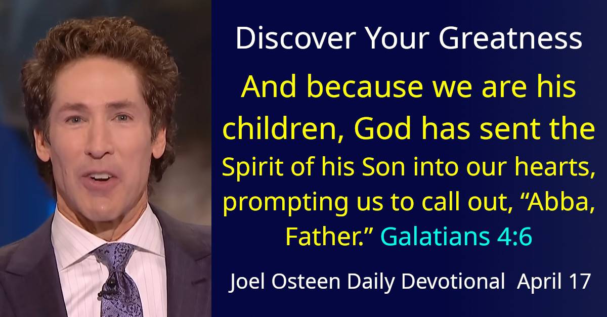 Joel Osteen Daily Bread