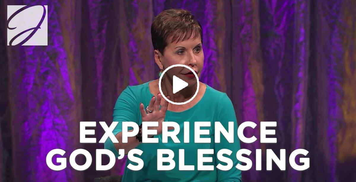 Experience God's Blessings - Joyce Meyer (February-06-2021) Experience God's Blessings - Joyce Meyer (February-06-2021)