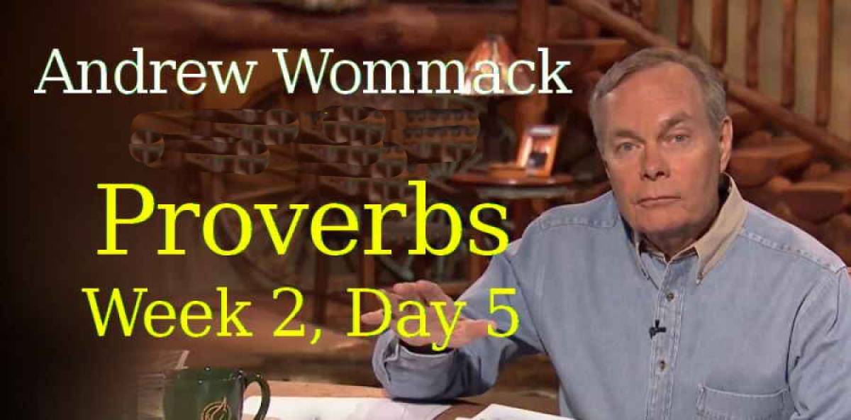 Andrew Wommack (Jan 31, 2018) - Proverbs, Week 2, Day 5 - The Gospel Truth Andrew Wommack (Jan 31, 2018) - Proverbs, Week 2, Day 5 - The Gospel Truth