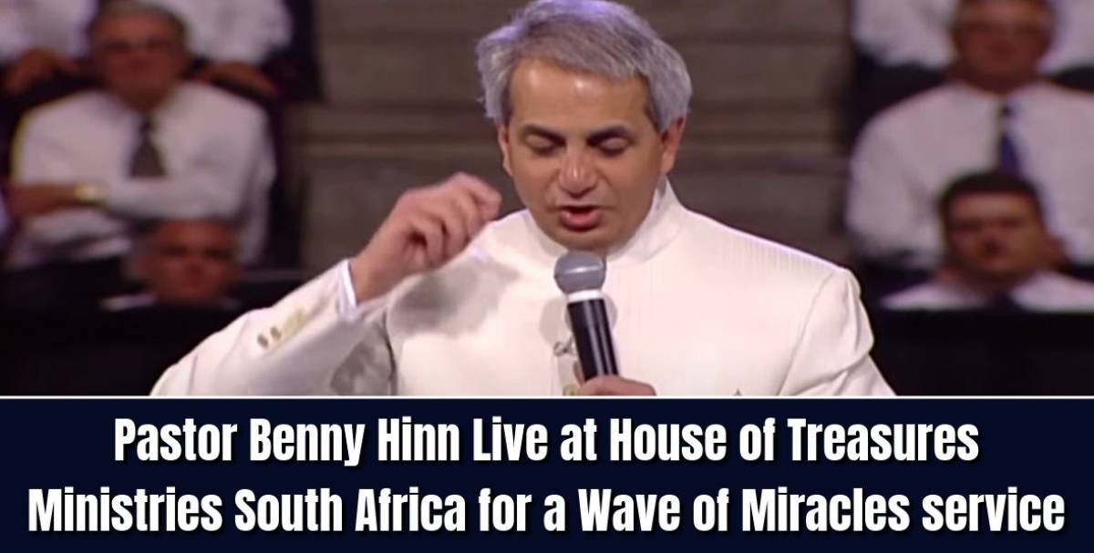 Pastor Benny Hinn Live at House of Treasures Ministries South Africa for a Wave of Miracles service Pastor Benny Hinn Live at House of Treasures Ministries South Africa for a Wave of Miracles service