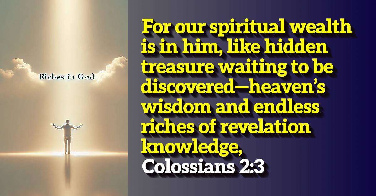 Daily Devotional (October 16, 2024) HIDDEN RICHES Part 2