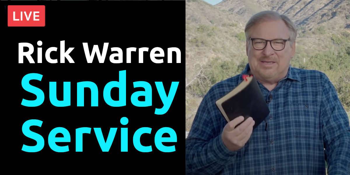 Rick Warren January282024 Sunday Service in Saddleback Church, Watch