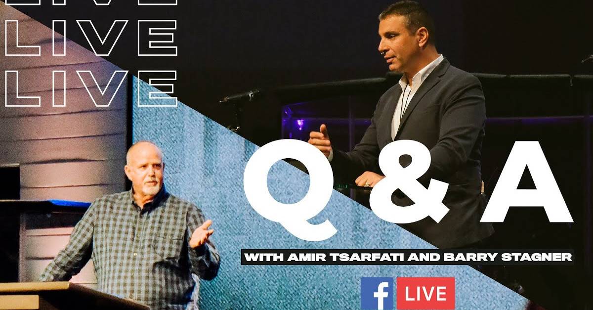 Live Q & A with Pastor Barry Stagner - Amir Tsarfati (April-25-2020) Live Q & A with Pastor Barry Stagner - Amir Tsarfati (April-25-2020)