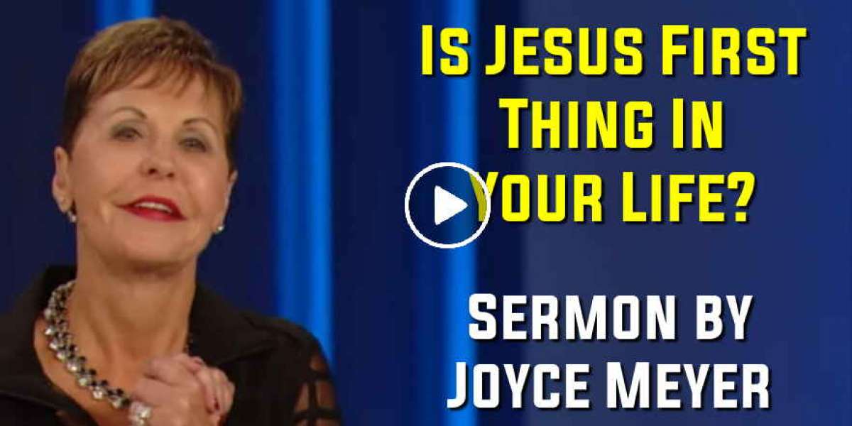 Is Jesus First Thing In Your Life? - Joyce Meyer (November-28-2020) Is Jesus First Thing In Your Life? - Joyce Meyer (November-28-2020)