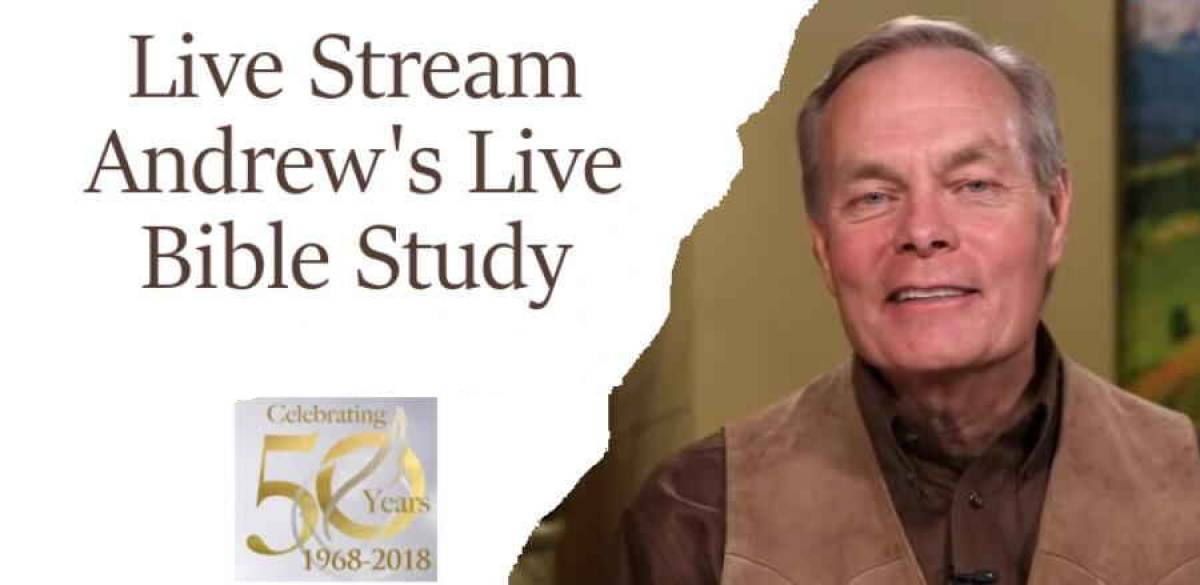 Live Stream, Andrew's Live Bible Study - March 20, 2018 - Andrew ...