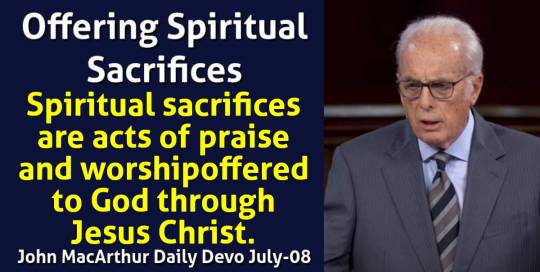 The Offering of Spiritual Sacrifices - The Master's University