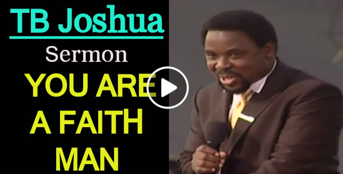 TB Joshua Sermon (August 13 2021) YOU ARE A FAITH MAN!!!