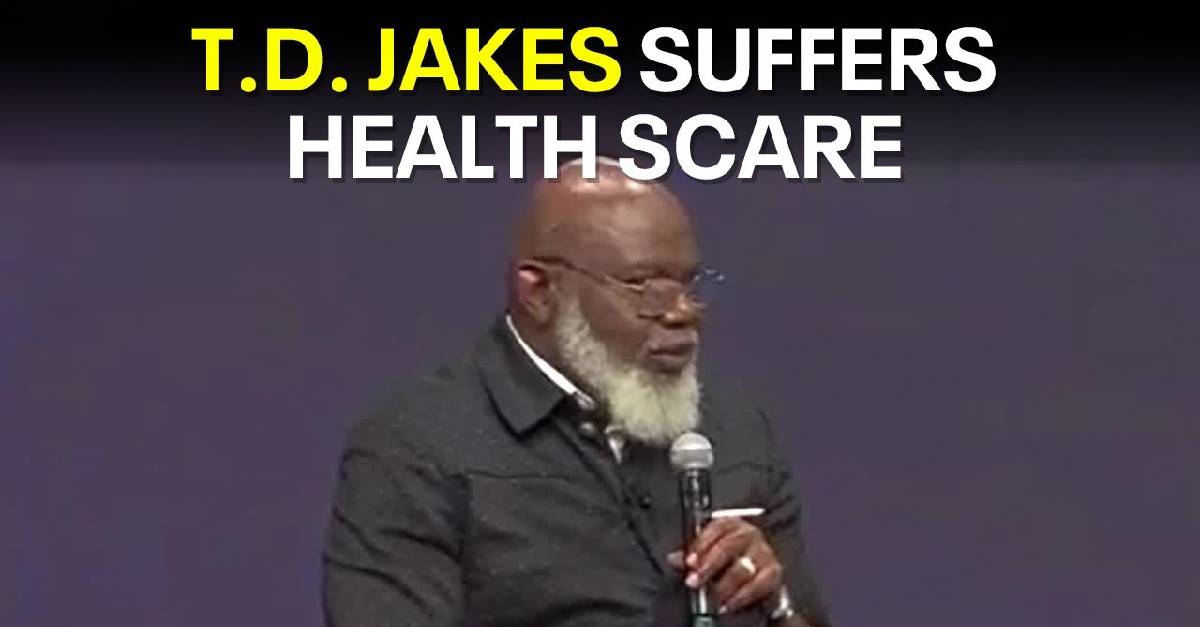 TD Jakes treated after medical emergency